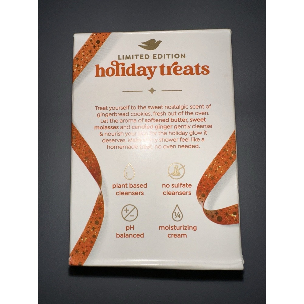 Dove Holiday Treats‎ Beauty Bar Soap, Gingerbread Delight, Limited Edition, 5oz - Picture 2 of 2